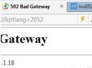 網(wǎng)頁(yè)打不開(kāi)提示502 bad gateway 的win10解決方法
