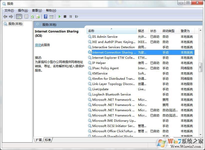 Windows7系統(tǒng)ICS啟動失敗怎么辦？