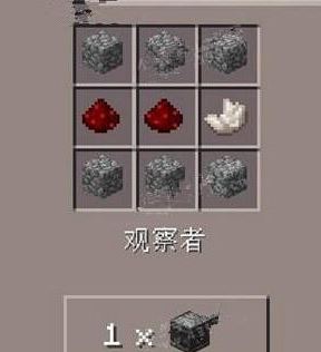 我的世界觀察者怎么用？觀察者之制作方法以及作用簡介