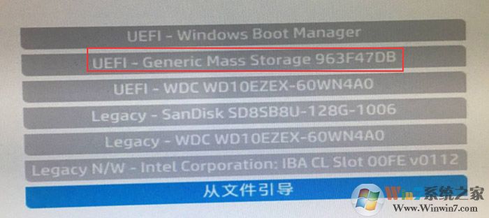 開機按ESC，按F9然后選擇U盤啟動