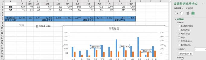 excel動態(tài)圖表怎么做？教你制作excel動態(tài)圖表標簽