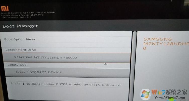 小米筆記本裝Win7 BIOS設(shè)置+U盤(pán)啟動(dòng)教程