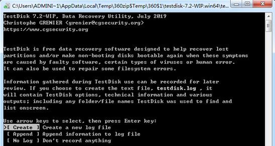 Testdisk破解版_testdisk(磁盤修復(fù)工具)v7.2 綠色免費版