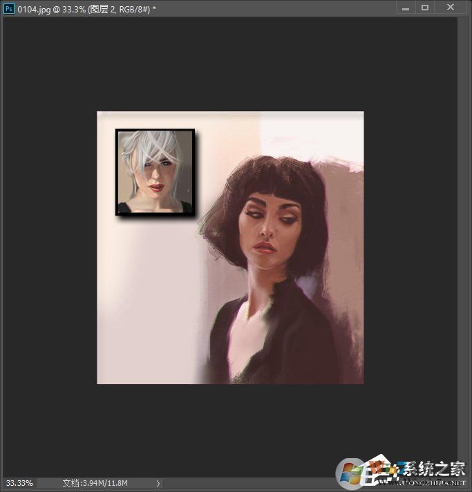 超實(shí)用！怎么讓兩張照片“合二為一”—ps教程