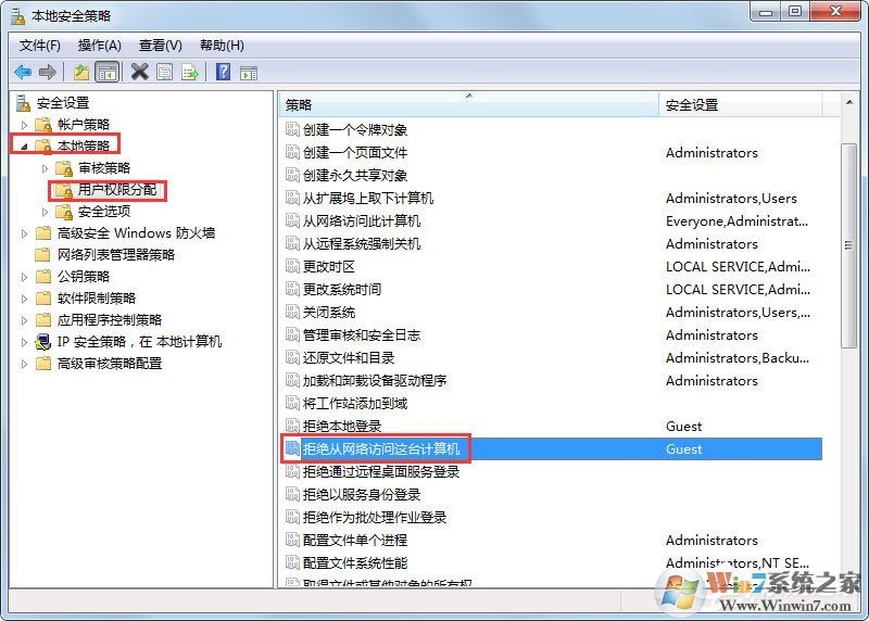 Win7提示“未授予用戶在此計算機上的請求登錄類型”怎么辦？