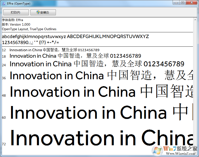 英文無(wú)襯線(xiàn)字體包
