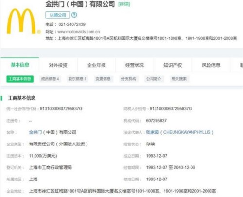 麥當勞叔叔悄悄改名金拱門 