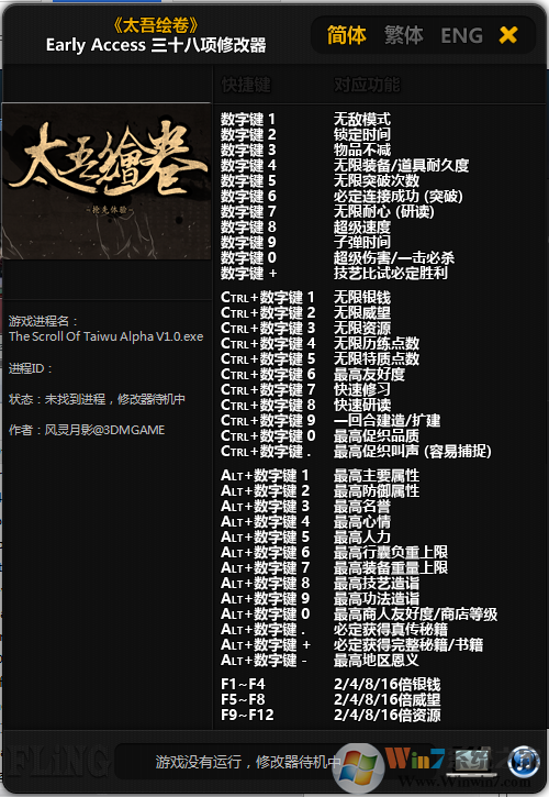 《太吾繪卷》Early Access 三十一項修改器[3DM]