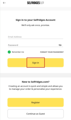 selfridges怎么注冊(cè)圖片2