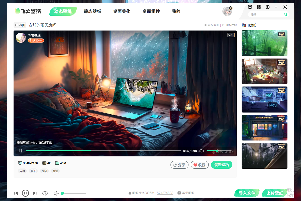 飛火動態(tài)壁紙電腦版