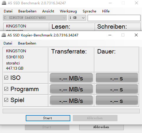 AS SSD Benchmark漢語(yǔ)版