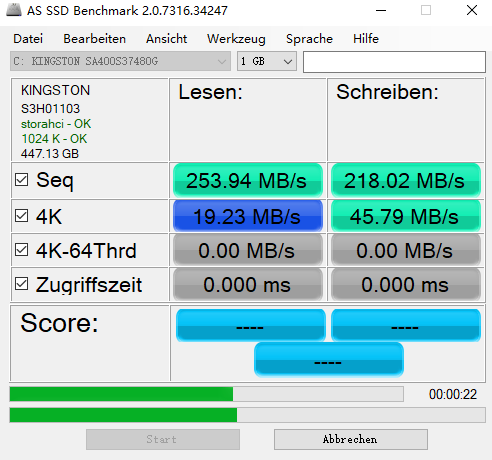 AS SSD Benchmark漢語(yǔ)版