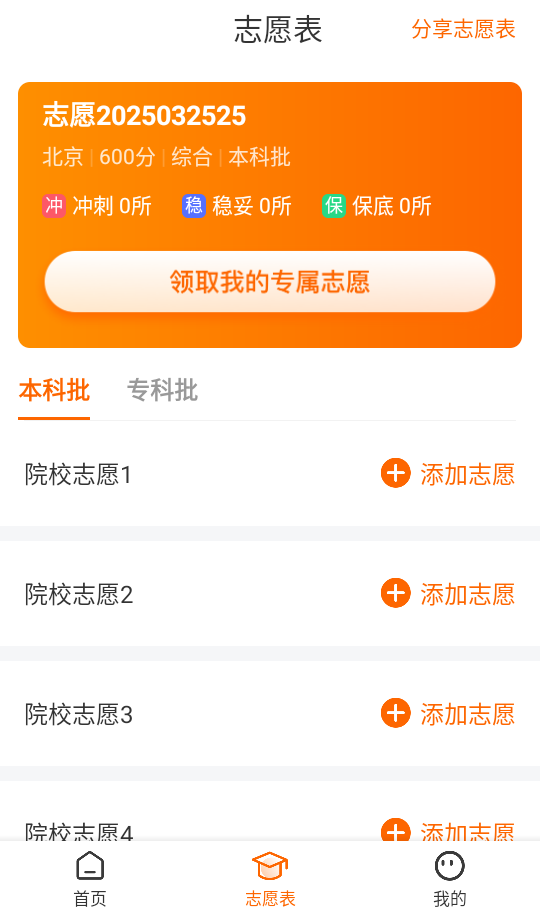 高考志愿填報指南