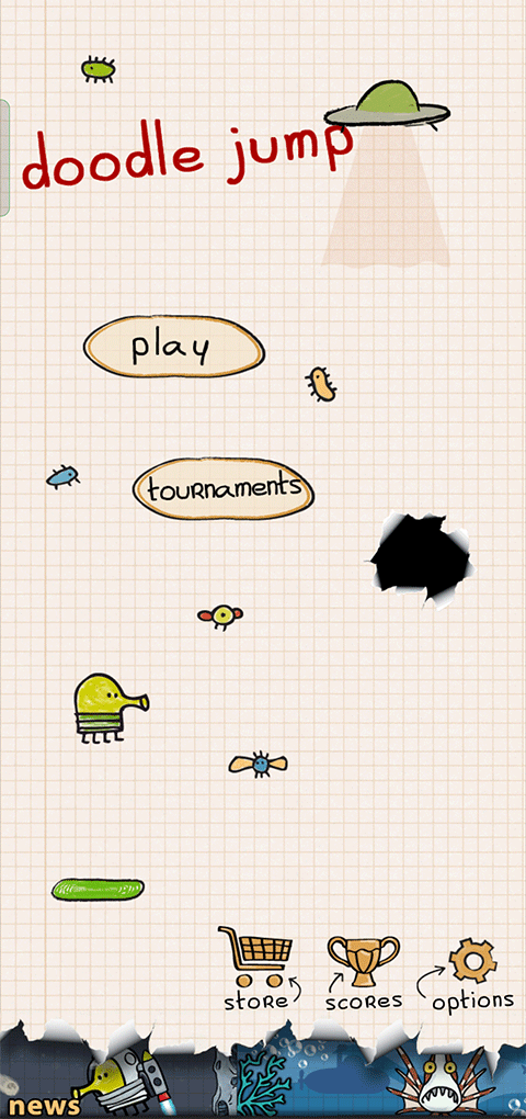 涂鴉跳躍(DoodleJump)