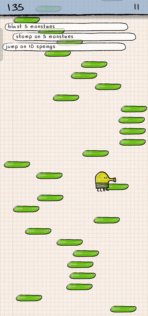涂鴉跳躍(DoodleJump)