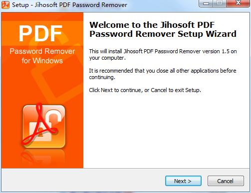 Jihosoft PDF Password Remover(PDF密碼移除工具)