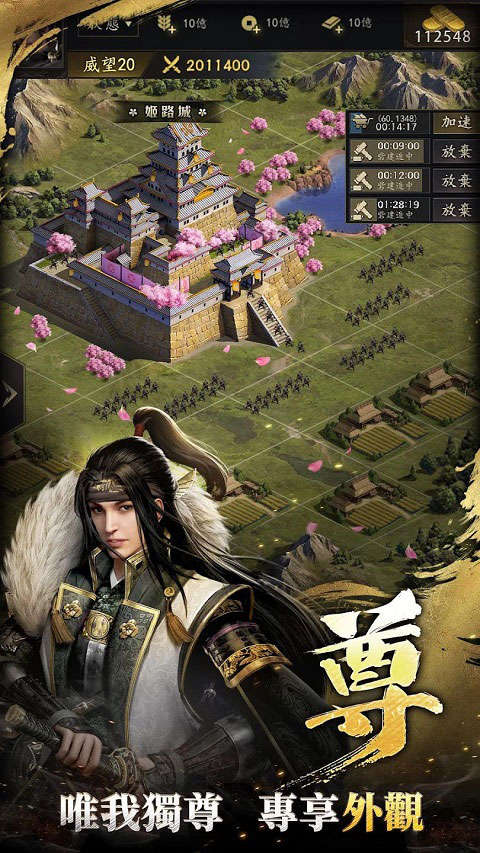 霸王之野望臺服