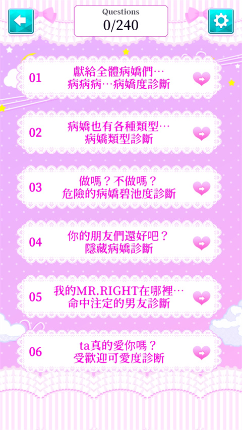 病嬌診斷